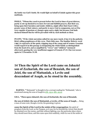 2 chronicles 20 commentary | PDF