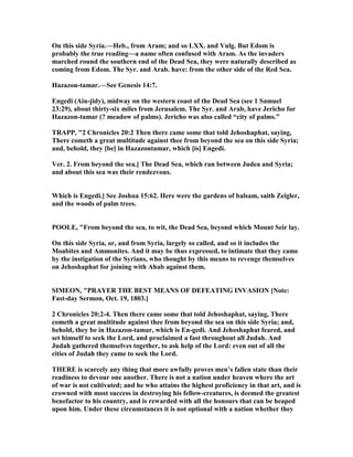 2 chronicles 20 commentary | PDF