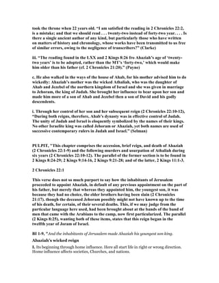 2 chronicles 22 commentary | PDF