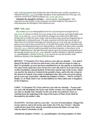 2 chronicles 22 commentary | PDF