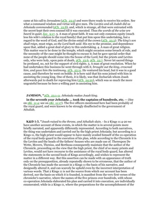 2 chronicles 23 commentary | PDF