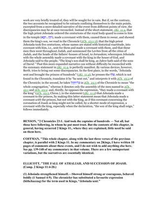 2 chronicles 23 commentary | PDF