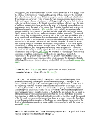 2 chronicles 24 commentary | PDF | Christianity | Religion & Spirituality