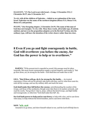 2 chronicles 25 commentary | PDF