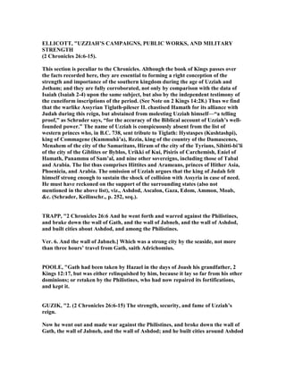 2 chronicles 26 commentary | PDF