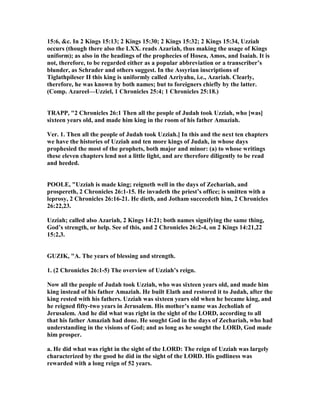 2 chronicles 26 commentary | PDF
