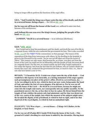 2 chronicles 26 commentary | PDF