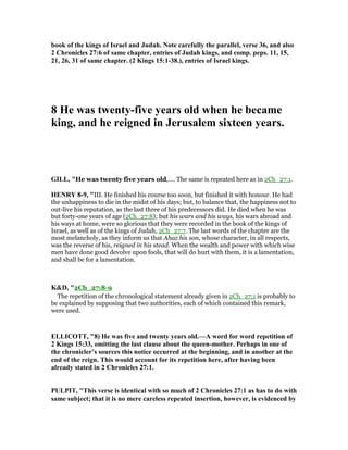 2 chronicles 27 commentary | PDF