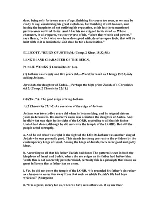 2 chronicles 27 commentary | PDF