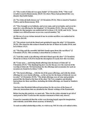 2 chronicles 29 commentary | PDF