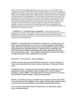 2 chronicles 29 commentary | PDF