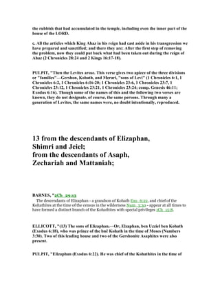 2 chronicles 29 commentary | PDF