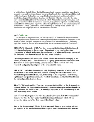 2 chronicles 29 commentary | PDF