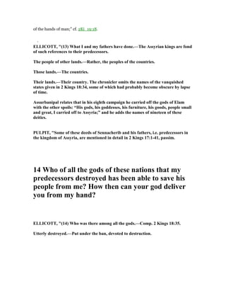 2 chronicles 32 commentary | PDF