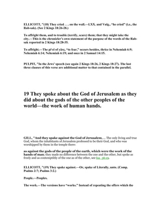 2 chronicles 32 commentary | PDF