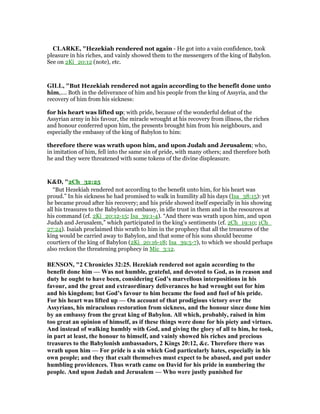 2 chronicles 32 commentary | PDF
