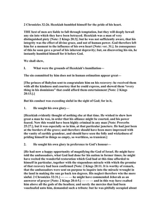 2 chronicles 32 commentary | PDF