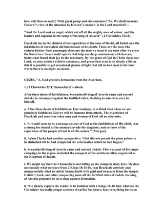 2 chronicles 32 commentary | PDF