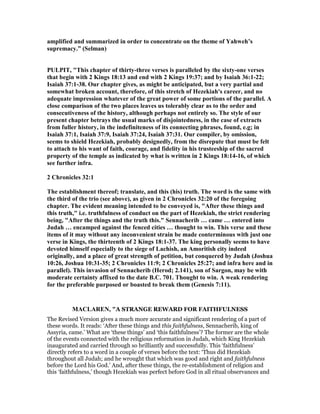 2 chronicles 32 commentary | PDF