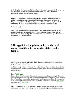 2 chronicles 35 commentary | PDF