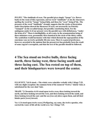 2 chronicles 4 commentary | PDF