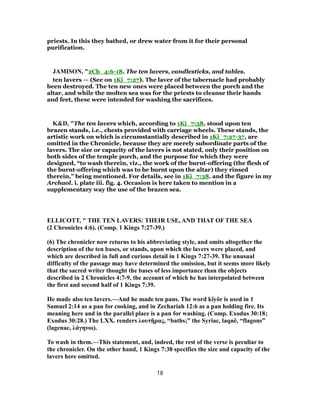 2 chronicles 4 commentary | PDF
