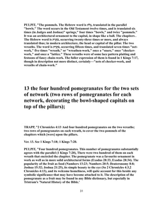 2 chronicles 4 commentary | PDF