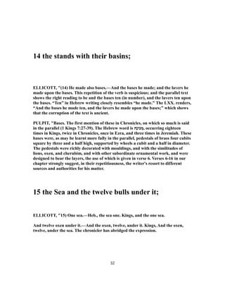 2 chronicles 4 commentary | PDF