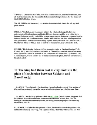 2 chronicles 4 commentary | PDF