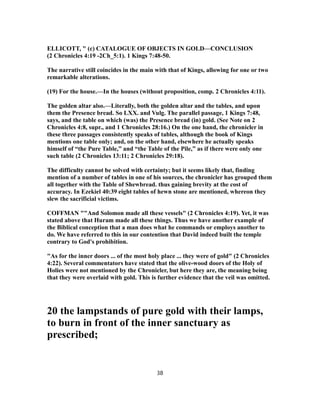 2 chronicles 4 commentary | PDF