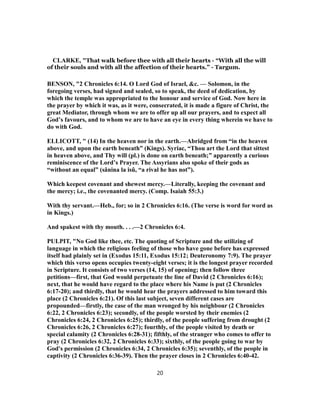 2 chronicles 6 commentary | PDF