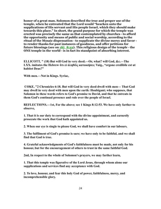 2 chronicles 6 commentary | PDF