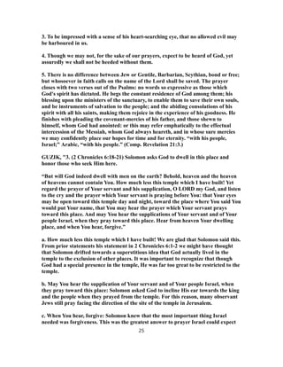 2 chronicles 6 commentary | PDF