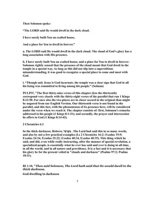 2 chronicles 6 commentary | PDF