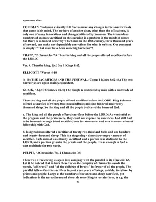 2 chronicles 7 commentary | PDF