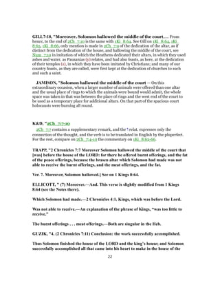 2 chronicles 7 commentary | PDF