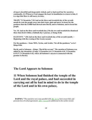 2 chronicles 7 commentary | PDF