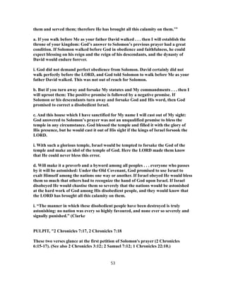 2 chronicles 7 commentary | PDF