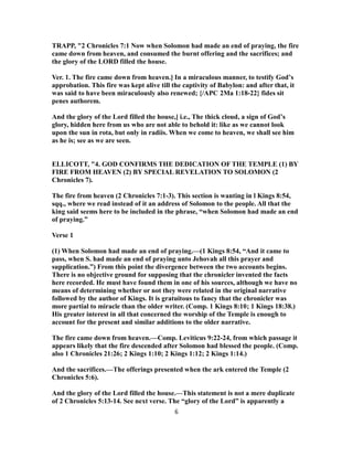 2 chronicles 7 commentary | PDF