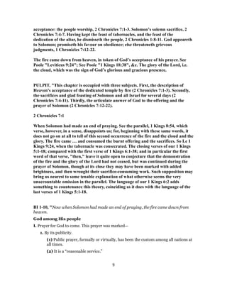 2 chronicles 7 commentary | PDF