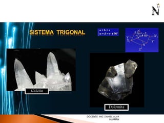 Calcita 
Dolomita 
DOCENTE: ING. DANIEL ALVA 
HUAMÁN 
 