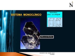Mica de Biotita 
DOCENTE: ING. DANIEL ALVA 
HUAMÁN 
 