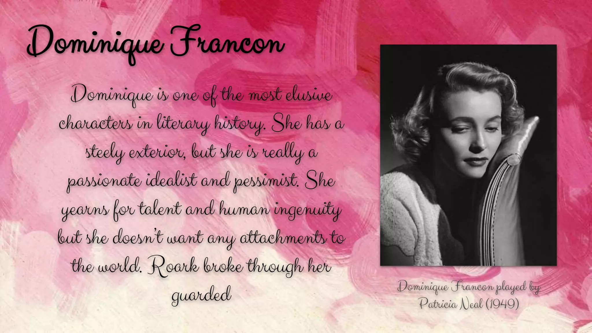 The Fountainhead Character Analysis- Ayn Rand | PPTX