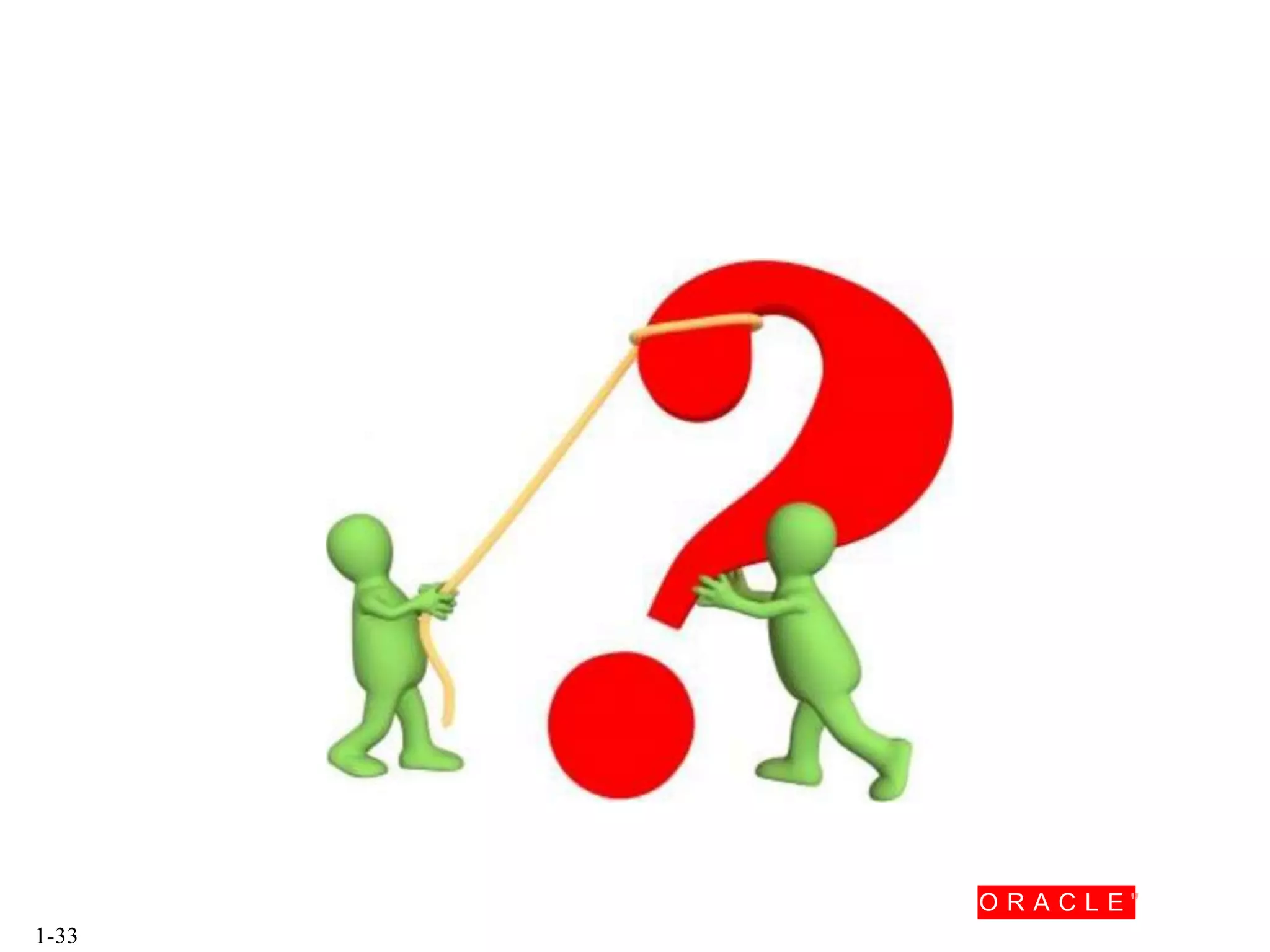 O R A C L E "
1-33
 