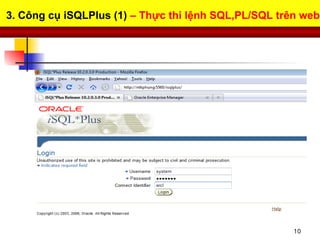 Oracle Isql*plus 2_Co ban ve SQL oracle trên oracle sql.ppt