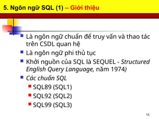 2_Co ban ve SQL oracle trên oracle sql.ppt