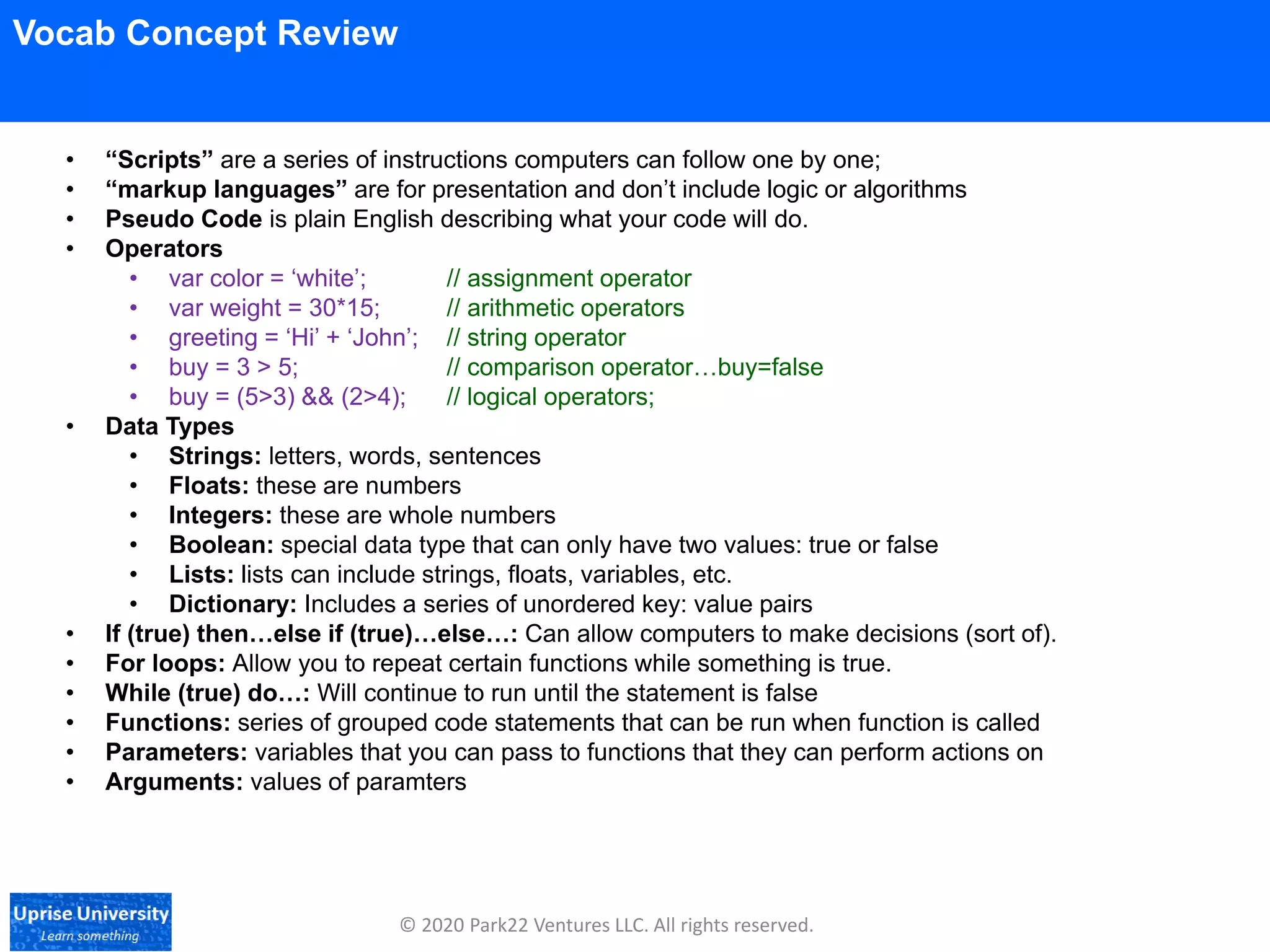 2 coding101 fewd_lesson2_programming_overview 20210105