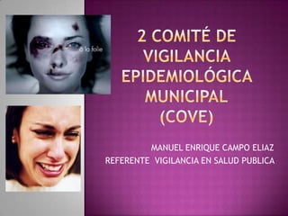 MANUEL ENRIQUE CAMPO ELIAZ
REFERENTE VIGILANCIA EN SALUD PUBLICA
 