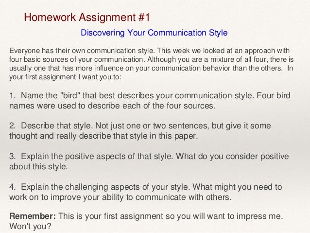 describe your communication style