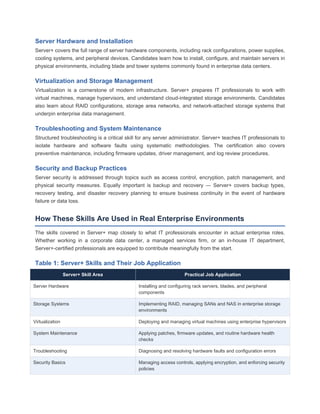 CompTIA Server+ Certification: Building Enterprise Server Management ...